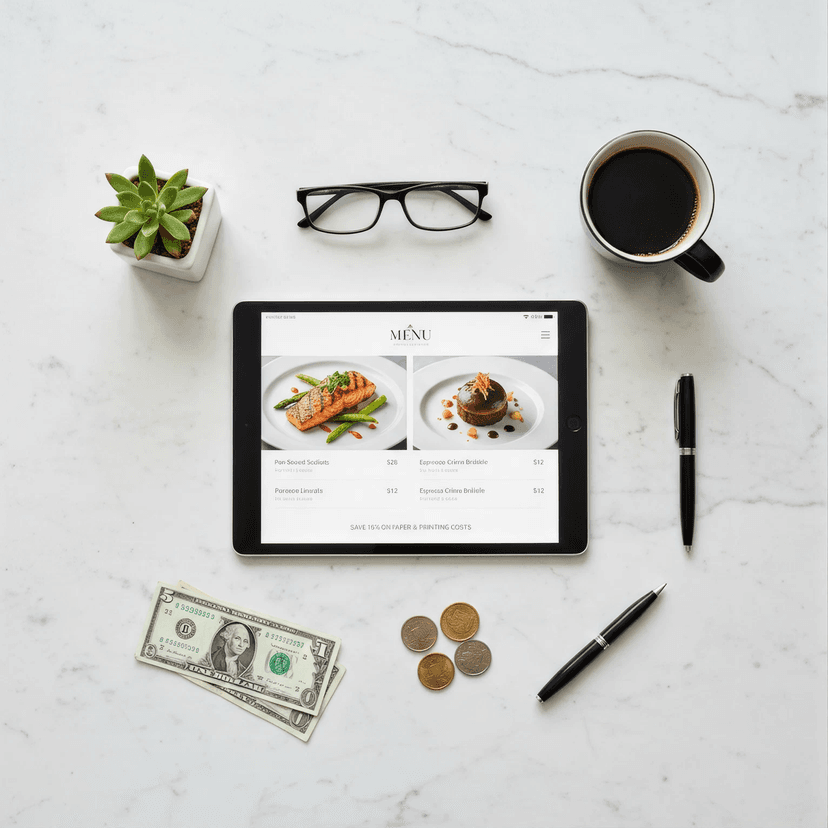 How Digital Menus Help Restaurants Save Time and Reduce Costs